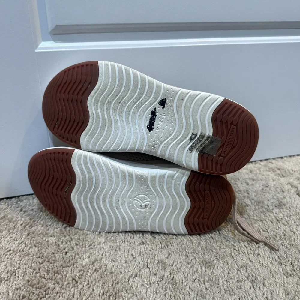 Kizik Lima Shoes Mens Size 5.5 Beige Hands Free Slip On Mesh Walking Sneakers - Picture 6 of 8